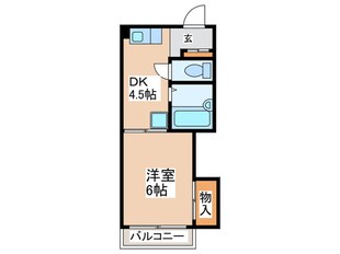 キャビン23の物件間取画像